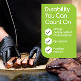 Inspire Black Nitrile Gloves | THE ORIGINAL Quality Black Gloves Disposable Latex Free | 4.5 Cooking (Nitrile, Large)