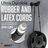 VBEST Strong Bungee Cords Heavy Duty - 12 pcs Bungee Cords with Hooks in A Storage Jar Includes 12", 24", 36", 48", 60", 72" Bungie Cord Bundle UV & Weather Resistant