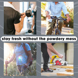 Fresh BALLS Deodorant Cream to Powder | Men's Anti-Chafing Lotion and Balls Deodorant, Hygiene for Groin Area, 3.4 fl oz (Pack of 6)