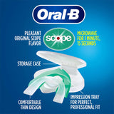 Oral-B Nighttime Dental Guard, Less Than 3-Minutes for Custom Teeth Grinding Protection with Scope Mint Flavor