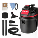 Shop-Vac 5760288 2.5 Gallon Wet/Dry Vacuum, 2.5 Peak HP, 1.25 Inch Diameter x 4 Ft Hose, Portable Compact Design