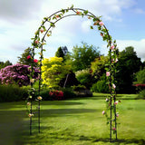 Metal Pergola Arbor, 4.6 ft W x7.9 ft High,Assemble Freely Light Weight