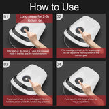 Xllent Christmas Gifts for Women,White Elephant Gifts for Adults - Hand Massager with Compression & Heating,Electric Hand Massager for Arthritis and Carpal Tunnel(White)