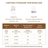 NOKMIT Two-Tone Stackable Bangle for Women High Polished Thin Interlocking Stainless Steel Bracelets Classic Plain Non-Tarnish Gold&Silver Mixed Metal 1PC/3PCS (1pc, 8.0inch)