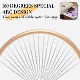 YTQHERQR Water Circulation Hair Head Spa Equipment with Pillow, Water Circulation Frame Rack with 39.37" 304 Stainless Steel Water Hose, Shampoo Bed Accessories, for Hair Salon Massage Shower