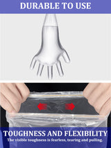 Sosation 50 Pcs Waterproof Arm Cast Cover for Shower Bath, Arm Cast Sleeve Protector, Adult Long Cast Bandage Protector Bag Covers for Shower Broken Wound Wrists Elbow(35.4 Inch)