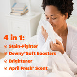 Tide Power PODs 2-in-1 Laundry Detergent Pacs with Downy Soft Boosters, Lasting Freshness with April Fresh Scent, HE Compatible, 45 Count, Tide Laundry Detergent