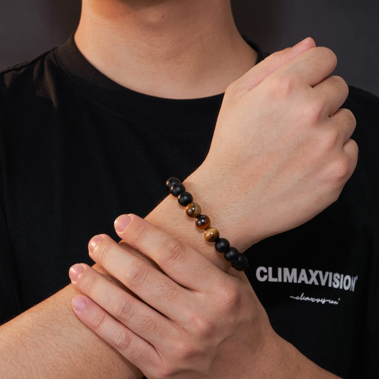 HGDEER Get Well Soon Gifts for Men, Inspirational Healing Crystal Bracelet