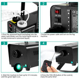 AGPTEK Fog Machine, 500W Smoke Machine with Wireless Remote & Automatic Spray Function, Great for Halloween, Christmas, Wedding, Parties, DJ Performance & Stage Show