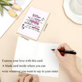 Sister Birthday Gifts, Christmas Birthday Gifts for Sister Sis, Mothers Day Ideas Present Basket Set of 6