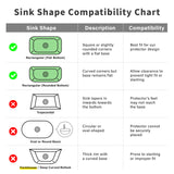 SunnyPoint 304 Stainless Steel Sink Protector Rack – Rust-Resistant Grid for Kitchen Sink Bottom, Scratch Prevention, Drainage Support, Fits Sinks 16.15" x 12.4", Center Drain Hole Required