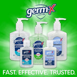 Germ-X Advanced Hand Sanitizer with Aloe and Vitamin E, 1 Liter (Pack of 4), Less Drying Moisturizing Gel, No Rinse Formula, Pump Bottle