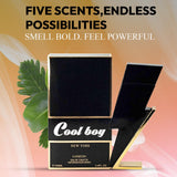 Cologne for Men (3.4oz/100ml x 5Pcs), Eau de toilette, Aromatic, Floral, Spicy, Citrus, Oriental, Masculine & Woody Notes - Individually Boxed Pack of 5pcs