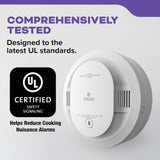 Kidde Smoke & Carbon Monoxide Detector, 10-Year Battery Powered, LED Warning Light Indicators, 2 Pack