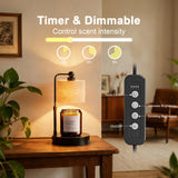 Bingyouth Candle Warmer Lamp with Timer, Adjustable Height Wax Melt Warmer