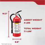 Kidde Living Area Fire Extinguisher for Home, 2-A:10-B:C, KD143-210ABC