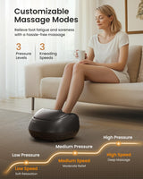 RENPHO Foot Massager Machine with Heat [2025 Upgraded], FSA HSA Eligible, Shiatsu Foot Massager for Neuropathy, Electric Massage for Plantar Fasciitis Relief, Mothers Day Gifts for Women Men