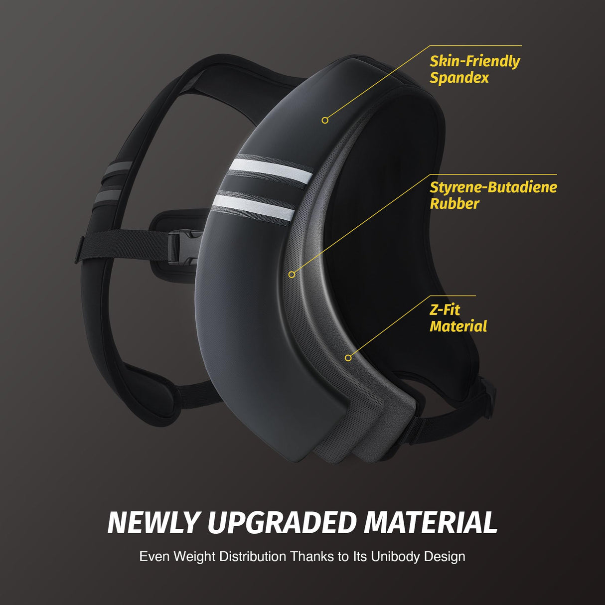 ZELUS Weighted Vest, Z-Fit Weighted Vest for Women and Men, 15 lb Weight Vest with Reflective Stripes & Adjustable Straps, Ultra Thin Weight Vest for Home Gym Strength Training Weight Loss Workout