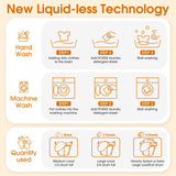 Poesie Laundry Detergent Sheets Citrus Scent 3 Pack 480 Sheets 240 Loads Zero Plastic Portable Green Package Liquid Less HE Washing Detergent Strips for Save Place Traveling