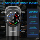 TOLOCO Massage Gun, Deep Tissue Back Massager for Athletes with 10 Massage Heads, Electric Muscle Percussion Massager for Any Pain Relief, FSA and HSA Eligible, Gifts for Fathers Day, Grey