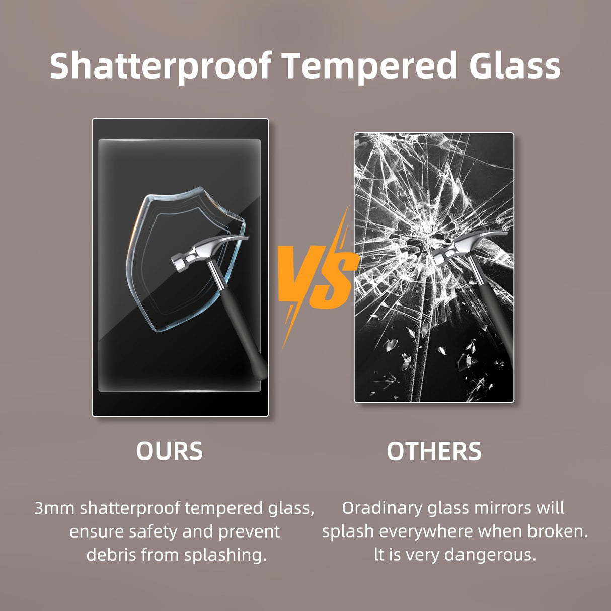 Hansong Vanity Mirror with Lights and Speaker22.8''x18.4'' Hollywood Makeup Mirror with 15 LED Bulbs Lighted Vanity Nakeup Mirror 3 Lighting Modes 10X Magnification White