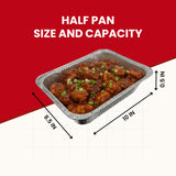 Flameless Food Warmers (6 Pack) – Disposable Pads to Keep Food Warm – Half Size Pan Warmers for Catering, Buffet, Parties & Chafing Dishes