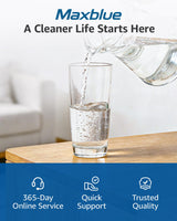 Maxblue Replacement for GE® RPWFE®, RPWF (with CHIP) Refrigerator Water Filter, Compatible with WSG-4, WF277, GFE28GMKES, PFE28KBLTS, GFD28GSLSS, PWE23KSKSS, GYE22HMKES, DFE28JSKSS