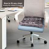 POPIPEN Inflatable Seat Cushion, Portable Air Seat Chair Cushions for Pressure Relief Breathable Waffle Square Seat Pad for Home Car Wheelchairs Office Chairs and Airplanes (1 Pack)