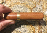 New Natural Rosewood Cremation Urn/Scattering Tube - Fits Pocket or Purse, Perfect for Travel, TSA Compliant