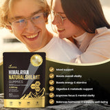 Formula with Pure Himalayan Shilajit, Ashwagandha, and 75% Fulvic Acid | Sugar-Free Vegan, 85+ Trace Minerals