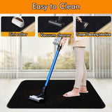 Upgraded Chair Mat for Hardwood & Tile Floor,36"x48" Desk Chair Mat,Anti-Slip Office Chair Mat, Computer Gaming Floor Mat for Rolling Chair, Under Desk Rug Floor Protector,Easy to Clean,Black