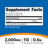 Nutricost L-Serine Powder, 113 Servings (.5LB) - 2,000 MG Per Serving - Non-GMO, Gluten Free