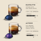 Nespresso Vertuo, Espresso, Bold Variety Pack, Mixed Roast, 40-Count Pods