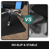 Office Chair Mat for Hard Floor, 50"x60" Large Computer Chair Mat, Unique Y-Shaped Pattern Floor Protector Rug for Rolling Chairs, Anti-Slip PVC Desk Floor Mat for Work, Home, Gaming