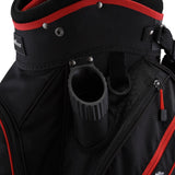 Caddymatic Golf Deluxe 14-Way Cart Bag Black/Red