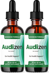 (2 Pack) Audizen Ear Drops - Original Audizen Drops Advanced Ear Health Support Supplement Liquid Premium All Natural for Healthy Ringing Ear, Audi Zen Ear Balance Support, 2 Bottles for 2 Months