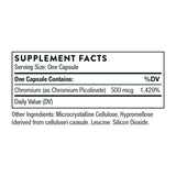 THORNE Chromium Picolinate - 500mg Chromium - 60 Capsules