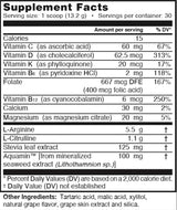 L-Arginine PRO | 5,500mg L-Arginine Plus L-Citrulline 1,100mg Grape Powder Drink Mix Supplement for Increased Nitric Oxide Production