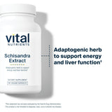 Vital Nutrients - Schisandra Extract - Liver, Immune, Energy, and Endurance Support - 90 Vegetarian Capsules per Bottle - 1000 mg