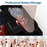 MOUNTRAX Foot Massager Machine with Heat, Gifts for Women Men, Shiatsu Foot Massager with Remote Control, Deep Kneading and Soothing Heat, Fits Feet Up to Men Size 12 (Gray)