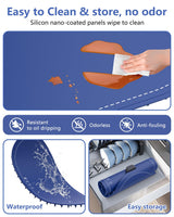 seenlast Warming Mat for Food with Adjustable Temperature Timer,10S Fast Heating Silicone Food Warmers for Parties Buffet and Home Daily,Food Warming Mat with Insulating Pad Raised Feet Protects Table