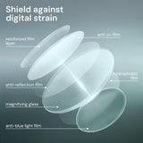 6 pack Executive Style Reading Glasses Men - Durable Readers with 99% Blue Light Blocking - Comfortable Fit with TR90 Frames