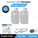 2X for Multicode Linear 308911, 10 dip Switch Gate Opener Remote 300MHz, Multi Code Garage Door Opener Remote, Garage Clicker Replacement
