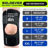 Ultra-Thin Knee Brace with Side Stabilizers for Women & Men, Adjustable Knee Support for Knee Pain Relief, Meniscus Tear, Arthritis, Tendonitis, ACL, MCL and Sports Injuries, Perfect for Left and Right (Black, X-Large)