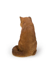 HI-LINE Gift Cuddling Mother and Baby Fox Garden Statue, Brown (87719-I)