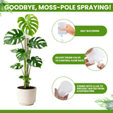 NZNDB Moss Pole Monstera Plant Support, 2Pack 17 in Self Watering Moss Pole