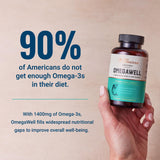Live Conscious OmegaWell Omega 3 Fish Oil - 2000mg Capsules: Heart, Brain, & Joint Support - 800 mg EPA 600 mg DHA - Sustainably Sourced - Softgels - 30 Day Supply