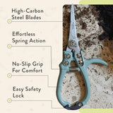 Modern Sprout Hand Pruners+Shears Set w/Blister -Gardening Tools-Chartreuse