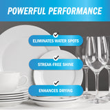 Active Element Dishwasher Rinse Aid - 1 Gallon - Extra Strength – Eliminates Water Spots - Sreak Free Shine - Enhances Drying - Dishwasher Rinse Aid Liquid