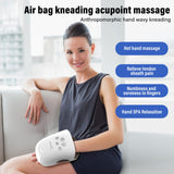 cotsoco Hand Massager with Heat and Compression for Arthritis and Carpal Tunnel, Birthday Gifts for Women Mom Men,White, Gift for Birthday